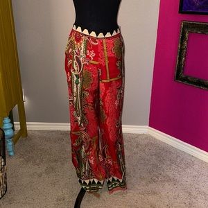 Awesome print wide leg pant